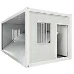 Modular Folding Container House Z Shaped Low Maintenance Space saving