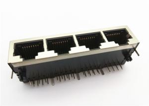 China Multi - Port RJ45 Modular Jack / Ethernet Port Jack JG0-0035NL For Audio , Video on sale