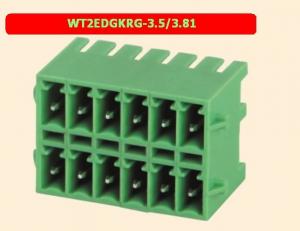 Quality Plug - In PCB Terminal Block 300V 2P-24P Wire Connector Block Flexible Design for sale