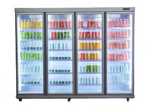 Quality Green Health Upright Freezer Commercial Refrigerator Beverage Showcase Cooler for sale