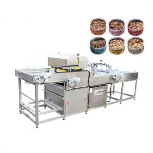 Quality Canned Sardines Tuna canned fish production line 15 - 30pcs/min for sale