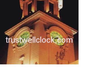 China four 4 faces tower building clocks with GPS Synchronization in phase  -    Good Clock(Yantai) Trust-Well Co.,Ltd on sale