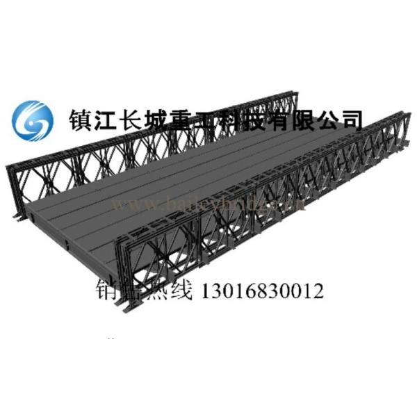 Portable Modular Steel Bridge Quickly Installed Easy Transportation