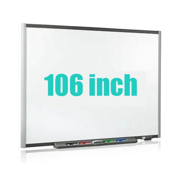 106 Inch 4K Resolution Smart Interactive Whiteboard with 20-40 Touch Points for School and Office