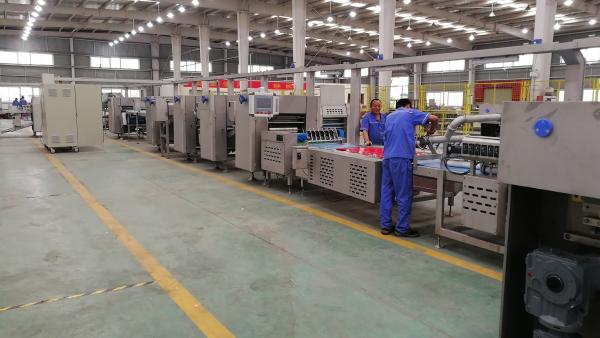 Buy Siemens PLC Industrial Automatic Dough Laminator Pizza Making Machine With Laminating at wholesale prices