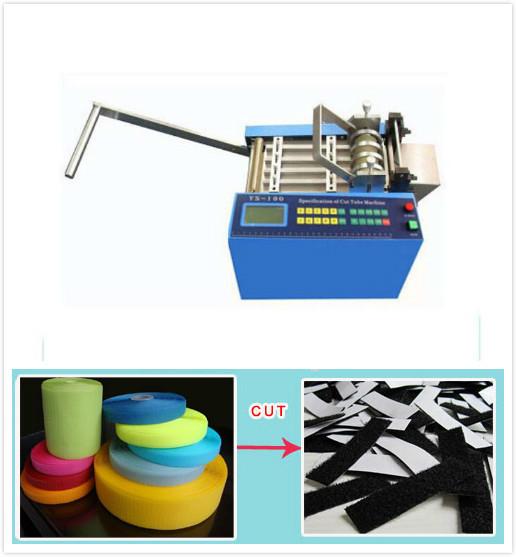 Buy Programmable Automatic Webbing Tape Cutting Machine For Cutting Hook And Loop Tape at wholesale prices