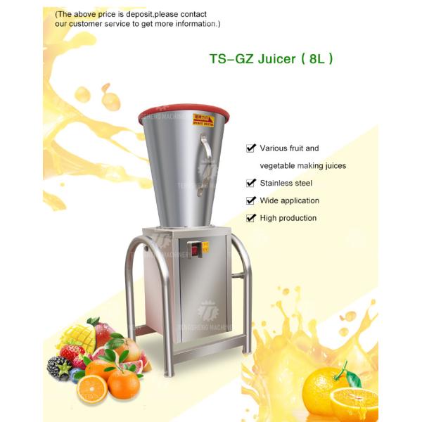 SS Industrial Vegetable Fruit Processing Machine Orange Lemon Juice Extractor