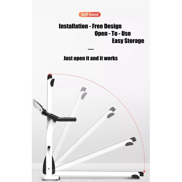 OEM 520mm Width Foldable Treadmill Machine For Gym