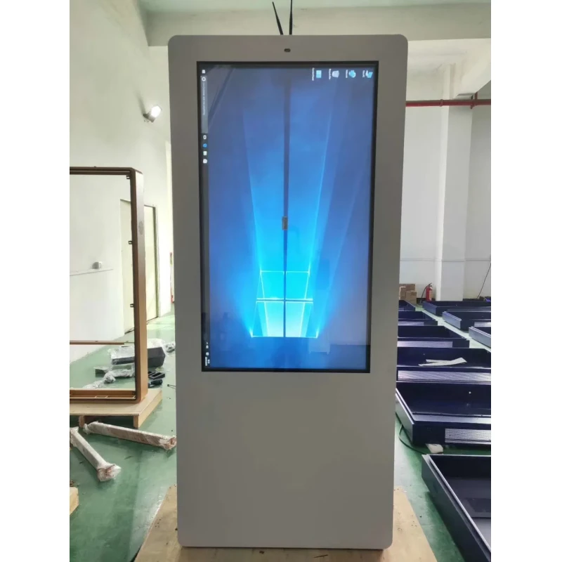 55inch Digital Signage Kiosk with 1920x1080 Resolution Capacitive Touch