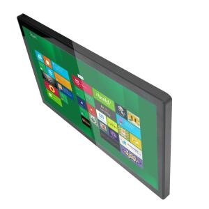 Quality Full HD 21.5&quot; industrial flush mount PCAP touchscreen LCD Monintor Display with VGA,DVI,HDMI input for koisk for sale