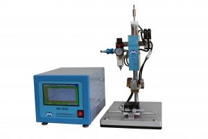 China Tabletop Pulsed Hot Staking Machine Hot Air Plastic Welder HJ-100-40-TD HN-3000 on sale
