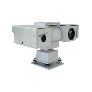 China White Long Range Thermal Security Camera With Motion Detection Aluminium Alloy on sale
