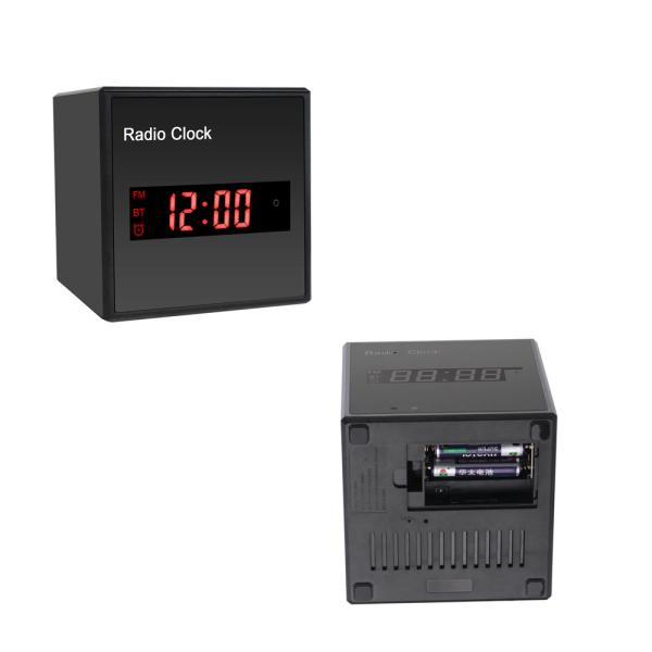 Buy FCC Approval Wifi Alarm Clock With HD 1080P Night Vision Camera , Digital Clock With Camera at wholesale prices
