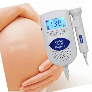 Quality FHR Display 2BPM Ultrasonic Fetal Doppler 2.0MHz Portable Baby Heart Monitor for sale