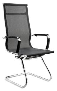 China Comfy  Office Meeting Chairs , High Back Mesh Computer Chair With Arms on sale