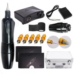 Quality 4.5W Motor Professional Rotary Tattoo Kits , Tattoo Pen Kit For Beginners for sale