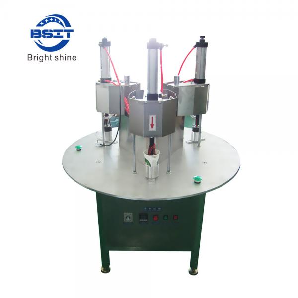 Manual China SS304 paper cup making machine prices/paper tea glass machine price