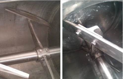 Horizontal Plastic Mixer Machine , Powder Mixer Machine With Inverter Control