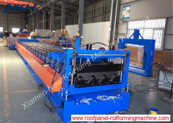 Buy High Rib Roof Panel Roll Forming Machine , Wall Panel Roll Forming Machine at wholesale prices