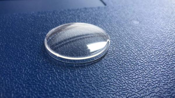 Buy 39 / 40 / 45mm Sapphire Crystal Watch Face Double Side Polished Microscope Slides at wholesale prices