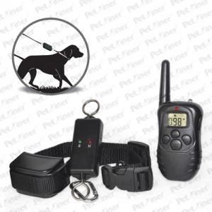 Quality Reliable Remote Pet Training Collar , 300m Leash-Walking Training Collar With Transmitter for sale