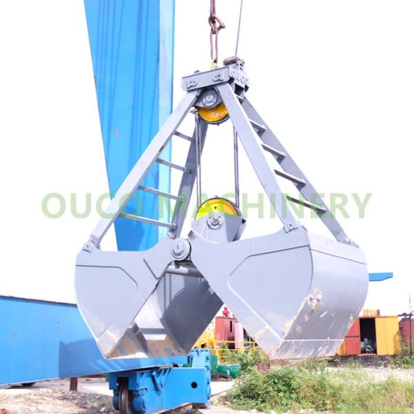 Buy 8t Bulk Material 3m³ Clamshell Mechanical Grab Bucket at wholesale prices