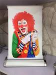 100% Aluminium Portable Retractable Mini A3 A4 Table Roll Up Banner Stand / Mini
