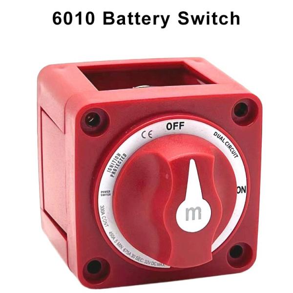 6010 300A 32V DC Mini Dual Circuit Plus Battery Switch