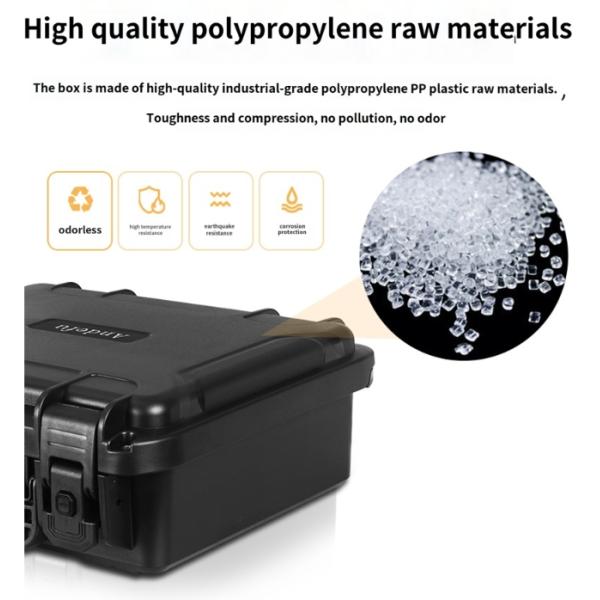 Customizable Waterproof Tool Box with Foam Insert IP67