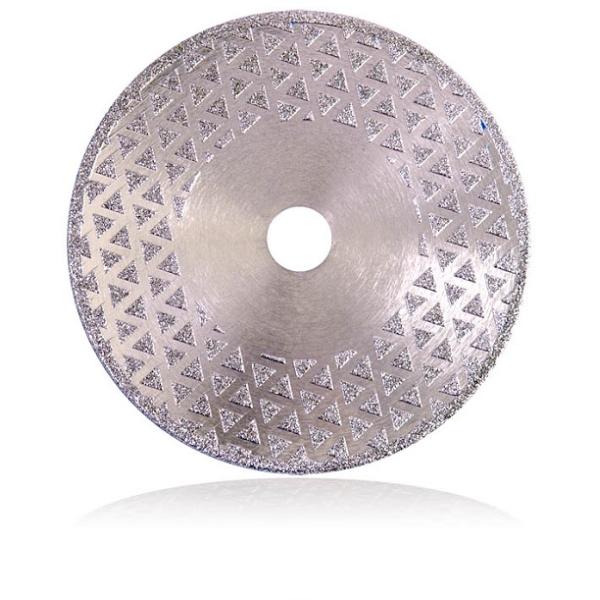 Electroplated Diamond Stone Cutting Blades With Triangle Protection