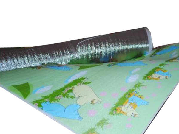 Plastic expanded metalized polymer film EPE Foam Sheet Embossing Machine