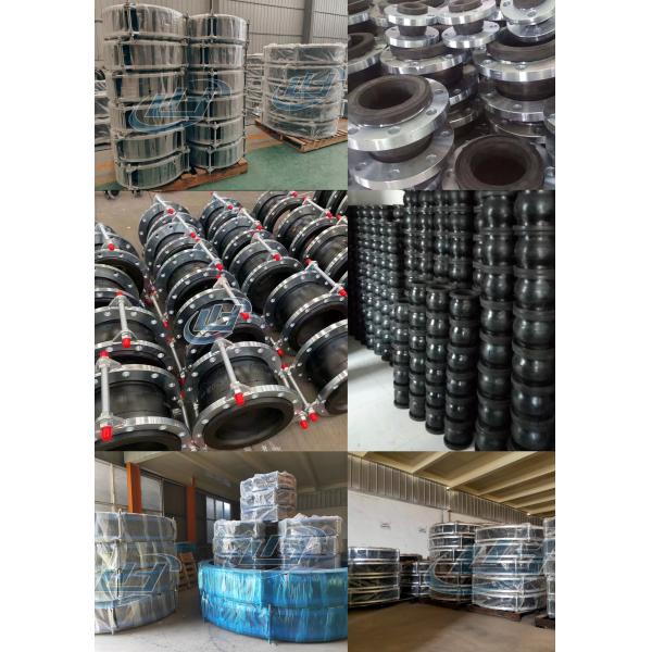 Rubber Flanged Rubber Expansion Joint Ss316 Flexible Rubber Joint Flange Of Single Ball