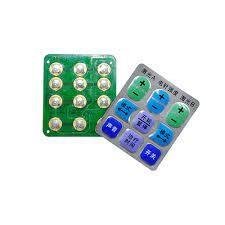 Emboss Dome Matrix PCB Based Membrane Keypad With Polyester Screen Printing