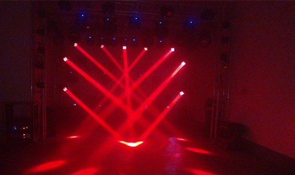 Rotating Lens Sharpy Moving Head Light 25W 9/16CH , DMX512 Control Mode