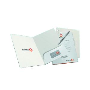 China Private custom cheap presentation folder brochure advertising paper printing on sale