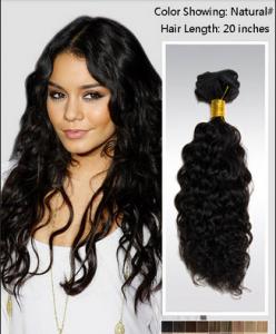 Quality Elegant 25 Inch / 26 Inch Curly Human Hair Wigs / brazilian curly hair extensions for sale