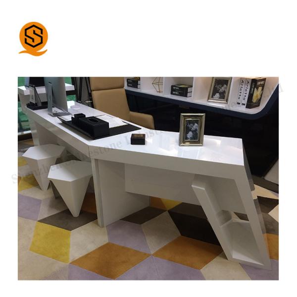 Buy Exquisite Workmanship Office Desk And Cabinet Combo With Artificial Stone Material at wholesale prices