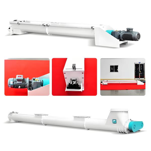 Industrial Customized U-shaped Carbon Steel Auger Material Handling Screw Conveyor