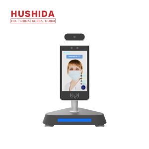 Quality HUAHIDA 8 Inch Face Recognition Thermometer Infrared Measuring Machine for sale