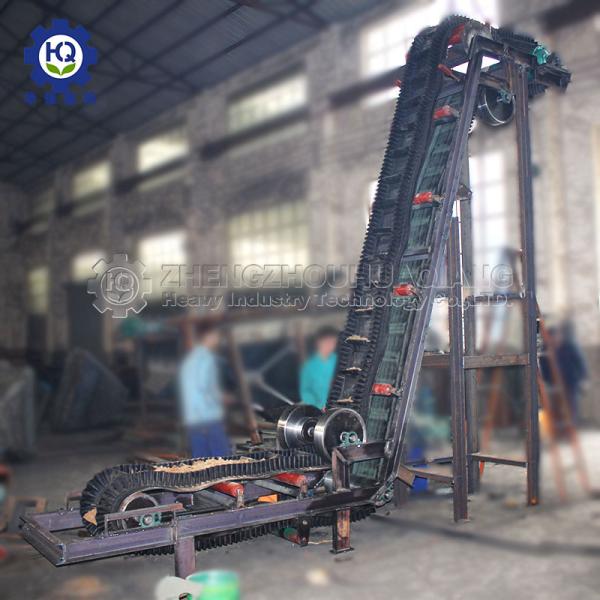 Truck Container Loading And Unloading Mobile Belt Conveyor / Bags Hangdling Conveying Equipment