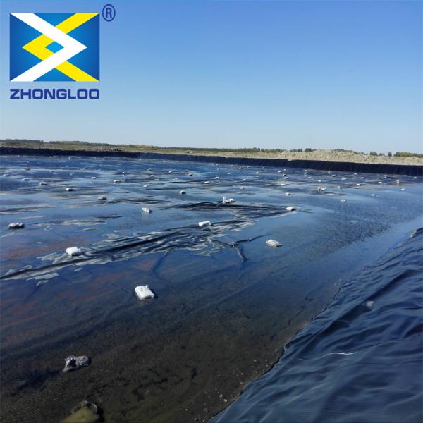 Anti Aging Smooth Geomembrane Pond Liner Geomembrana 60 Mils Environmentally
