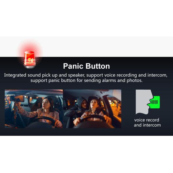 GPS Tracking Device monitoring system 2k Dashcam 1080p Support Connect Mobile App