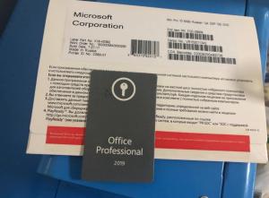 China Online Activition Windows COA Sticker Office 2019 Professional Oem Key Card on sale