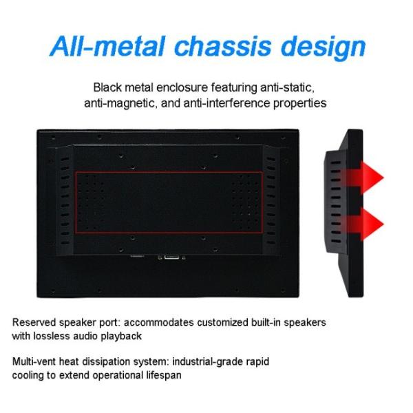 10.1-inch Industrial IPS TouchScreen Display All-in-one Computer High-Performance Embedded Displays for Industrial Applications