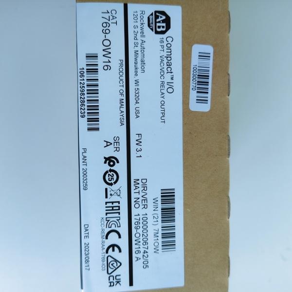 Overload Protection Allen Bradley PLC Allen Bradley 1769-OW16 Digital Output Module