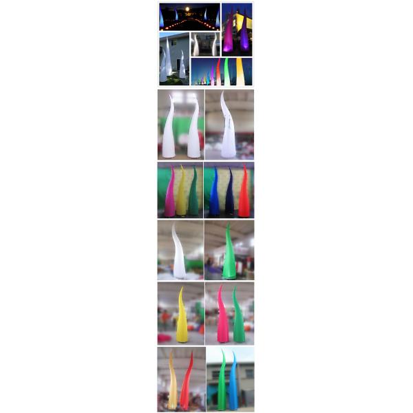 3m Concert Light, Beautiful Inflatable Fire, Inflatable Light Cone for Decoration