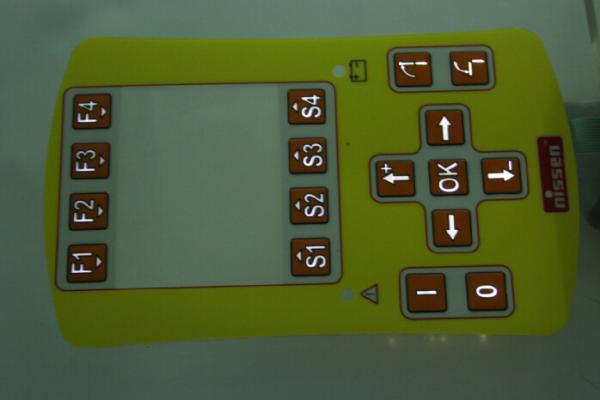 Buy Led Push Button Membrane Switch With Rubber Keys , Membrane Keyboard Switches at wholesale prices