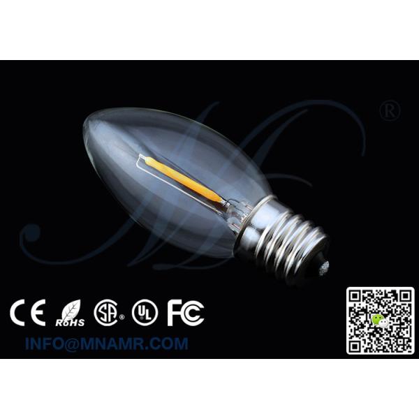 Hot Selling Dimmable C7 LED String Light Bulbs E11 E12 E14 1w 2w 4w 6w 110v 120v 130v 220v 230v 240v