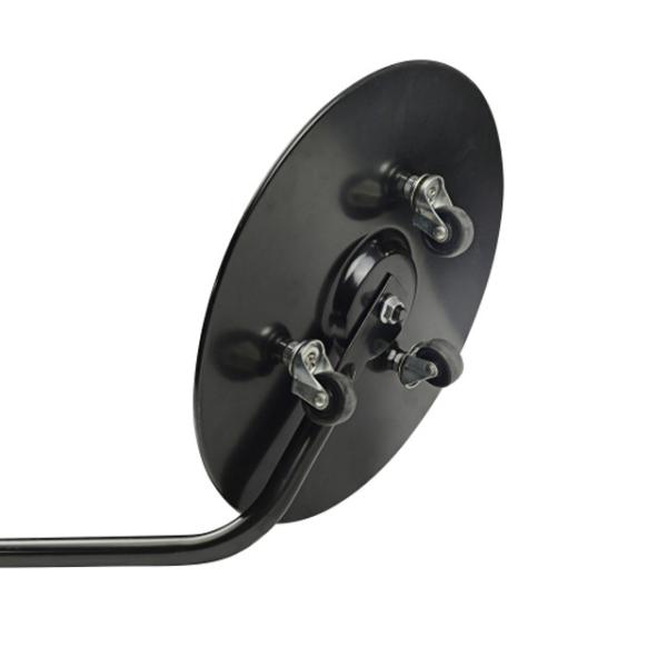 Aluminum Handles Round Convex Or Flat Acrylic Under Vehicle Inspection Mirror 12"