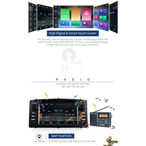 LD8.0-2998 8.0 Android Car DVD Player For BYD F3 With AUX-IN Map GPS